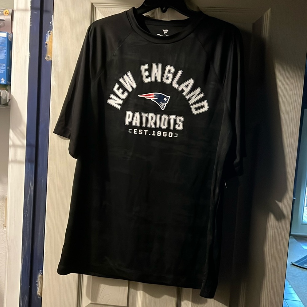 New England Patriots Short Sleeve Tshirt Black